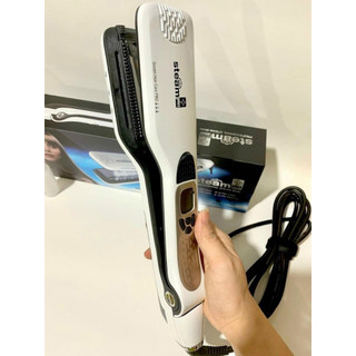 [ Chính Hãng ] Máy kẹp duỗi tóc hơi nước Steam plus+