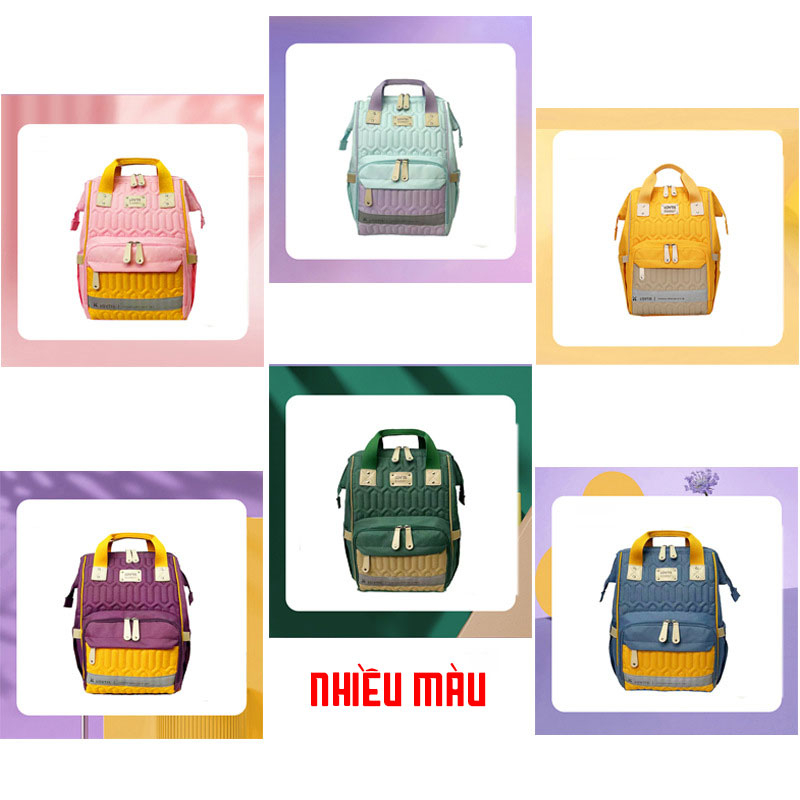 BALO BỈM SỮA THỜI TRANG CHO MẸ VÀ BÉ PHONG CÁCH HÀN QUỐC DOKOCLUB / LOVTIS MOMMY BAG GIỮ NHIỆT BÌNH SỮA, CHỐNG THẤM