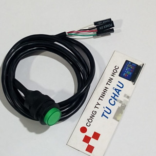 Nút nguồn máy tính PC: Gồm nút nguồn Power và Đèn Led đỏ báo tín hiệu