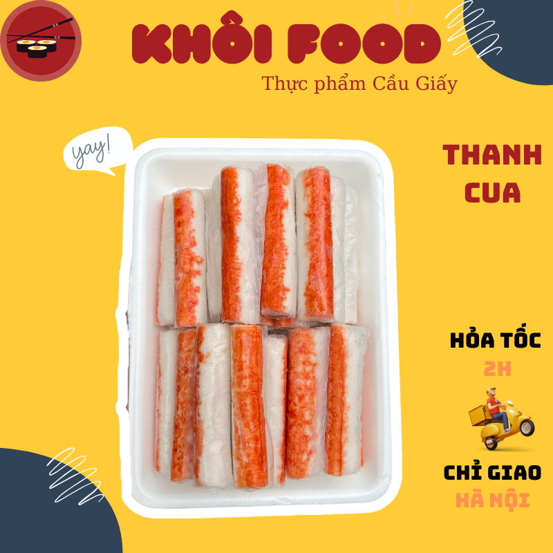 Thanh cua trung (gói tách lẻ 200gr) - cá viên chiên, viên thả lẩu Trung, vị lạ
