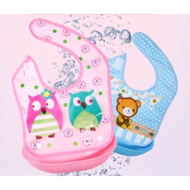 Yếm máng ăn dặm cho bé trai, bé gái BQSHOP