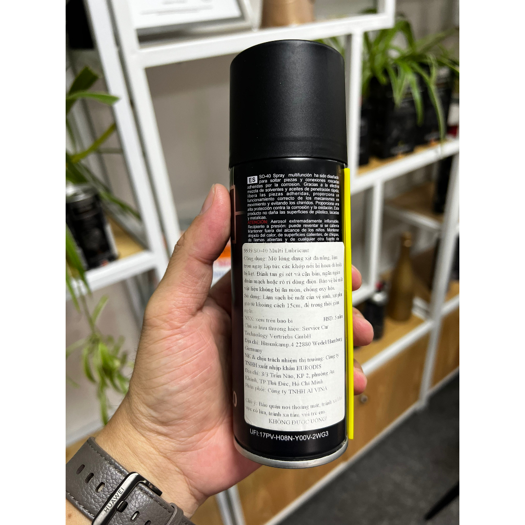 Dầu Xịt Bôi Trơn SO-40 Senfineco Germany 9939
