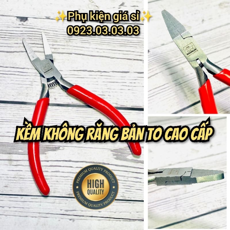 Kềm không răng cao cấp bản to, chống trầy Zippo