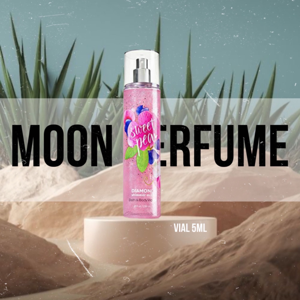 ★ Xịt Thơm Nước Hoa Nhũ Bath & Body Works - Sweet Pea - Diamond Shimmer Mist 236mL ★