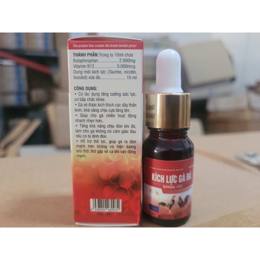 Kích lực gà đá buta+ B12 :10ml
