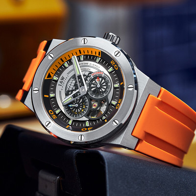 Đồng hồ nam chính hãng I&W Carnival 619G-S6 Kính sapphire ,chống xước,Chống nước ,BH 24 tháng,Máy cơ (Automatic),Dây da