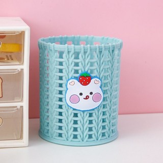 Giỏ mây cắm bút- ống cắm bút giỏ mây