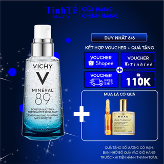 Dưỡng Chất Giàu Khoáng Chất Vichy Mineral 89 Giúp Da Sáng Mịn Và Căng Mượt 50ml