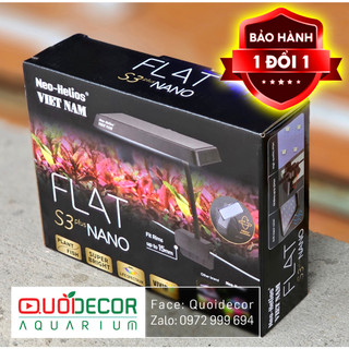 Đèn hồ Cá cảnh thủy sinh Neo Helios Flat Nano s3 plus - Đỏ cá không đỏ nước
