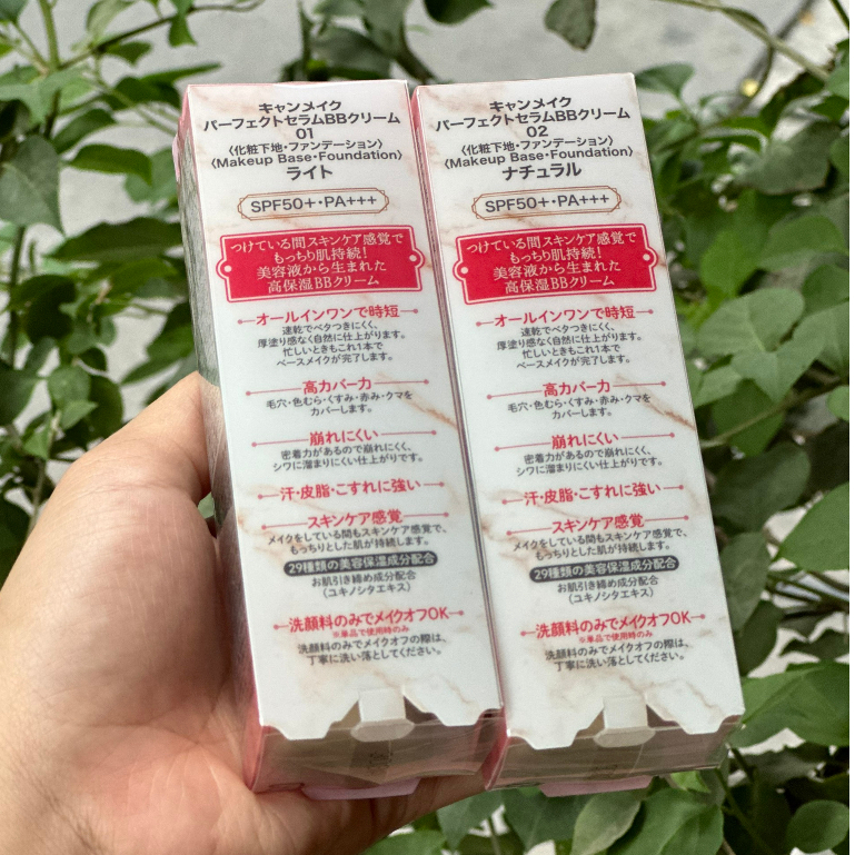Kem Nền Chống Nắng Canmake Tokyo Perfect Serum BB Cream SPF50 PA+++ 30g Che Phủ Hoàn Hảo [CHÍNH HÃNG ĐỦ BILL]