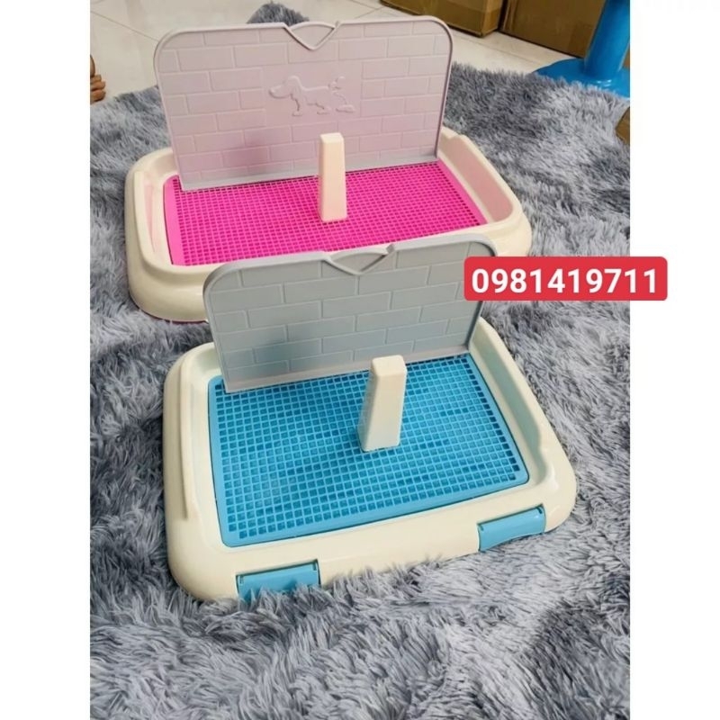 Khay vệ sinh cho chó tặng cọc