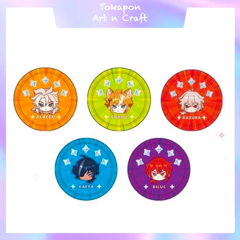 Badge Pu phồng Genshin Impact