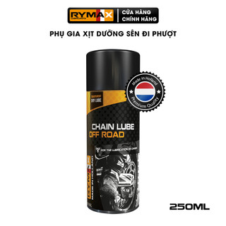 Xịt dưỡng sên Rymax Chain Lube Off Road 400ml dành cho xe đi tour, vượt địa hình