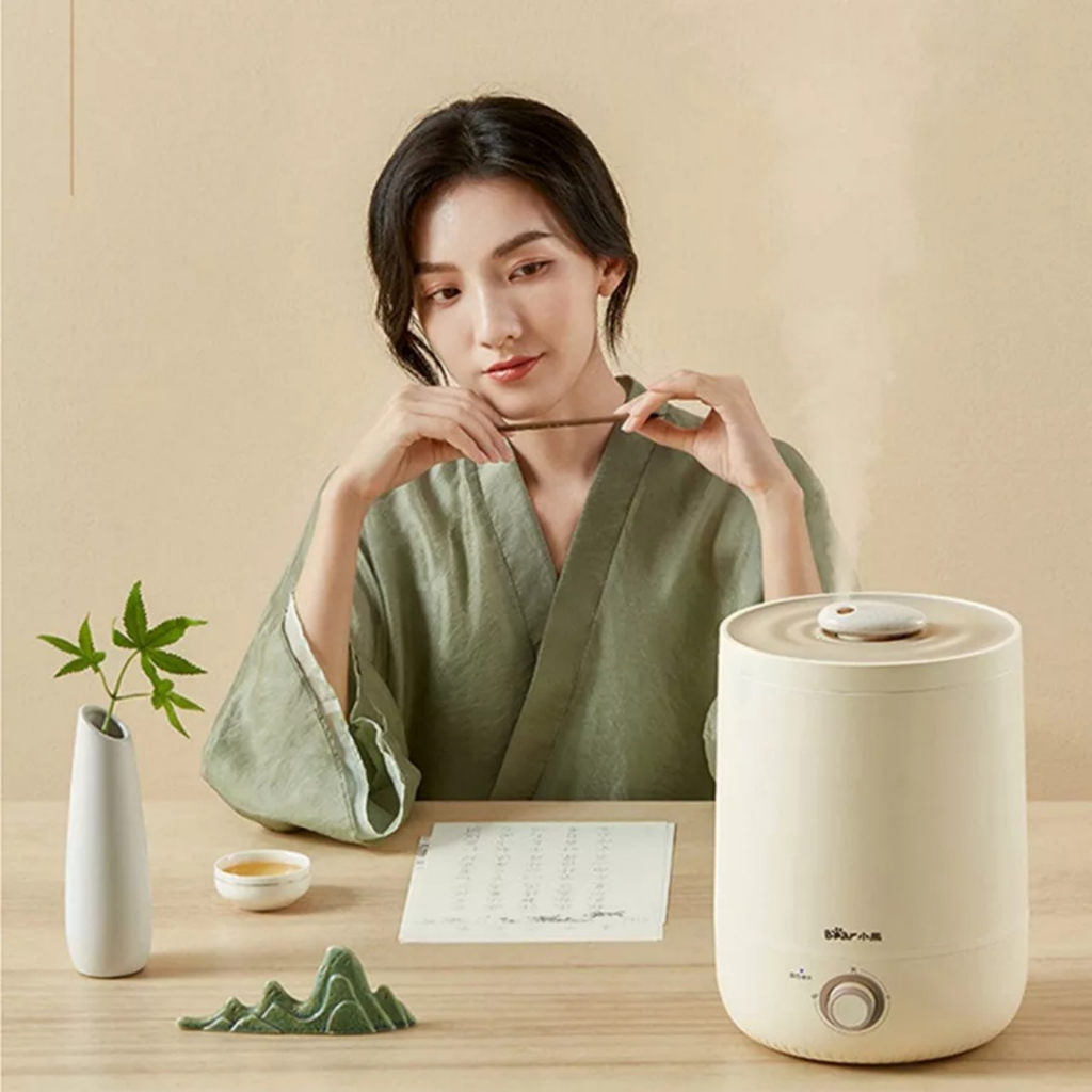 Máy phun sương Bear tạo ẩm máy khuếch tán tinh dầu 4.5L phun liên tục 8-12 tiếng