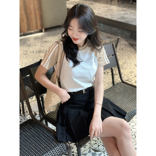 [RÁCH STORE] Áo Thun - Trơn - Viền 3 Sọc - Raglan