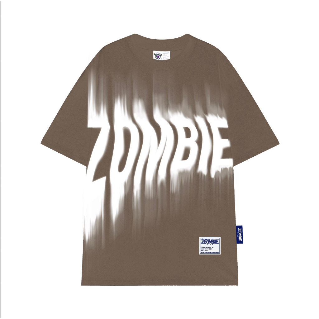 Áo Thun Zombie Club, ZOMBIE BLUR Unisex cotton 100% Chính Hãng