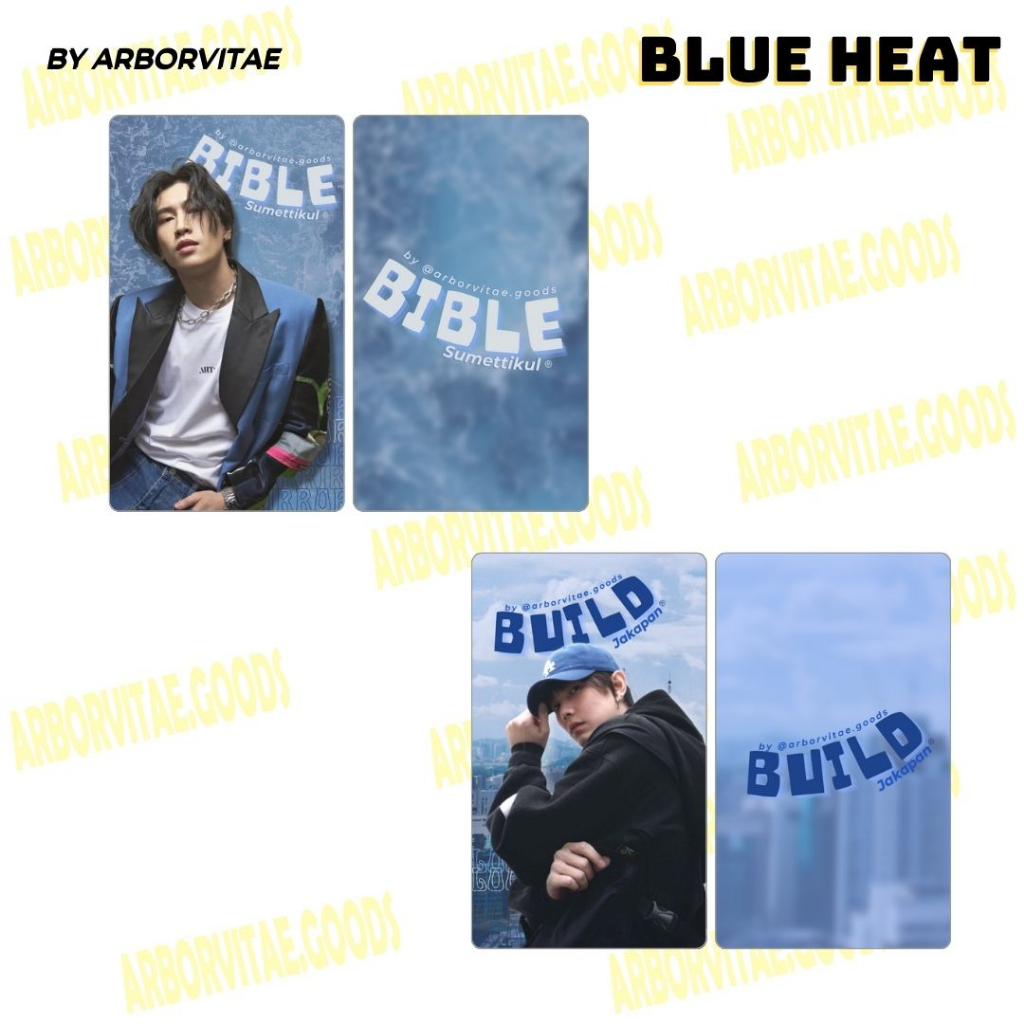 Set card "BLUE HEAT" BibleBuild