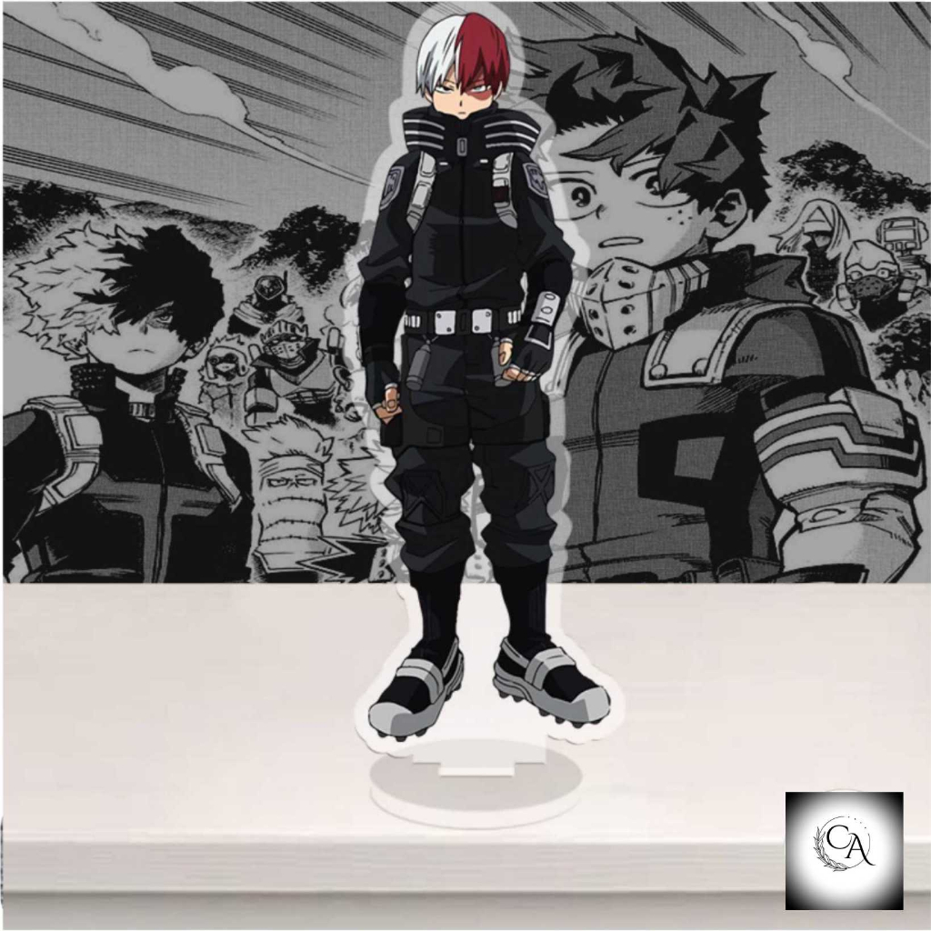 Standee My hero academia, anime Học viện siêu anh hùng, mô hình nhân vật Shoto, Bakugo, Midoriya