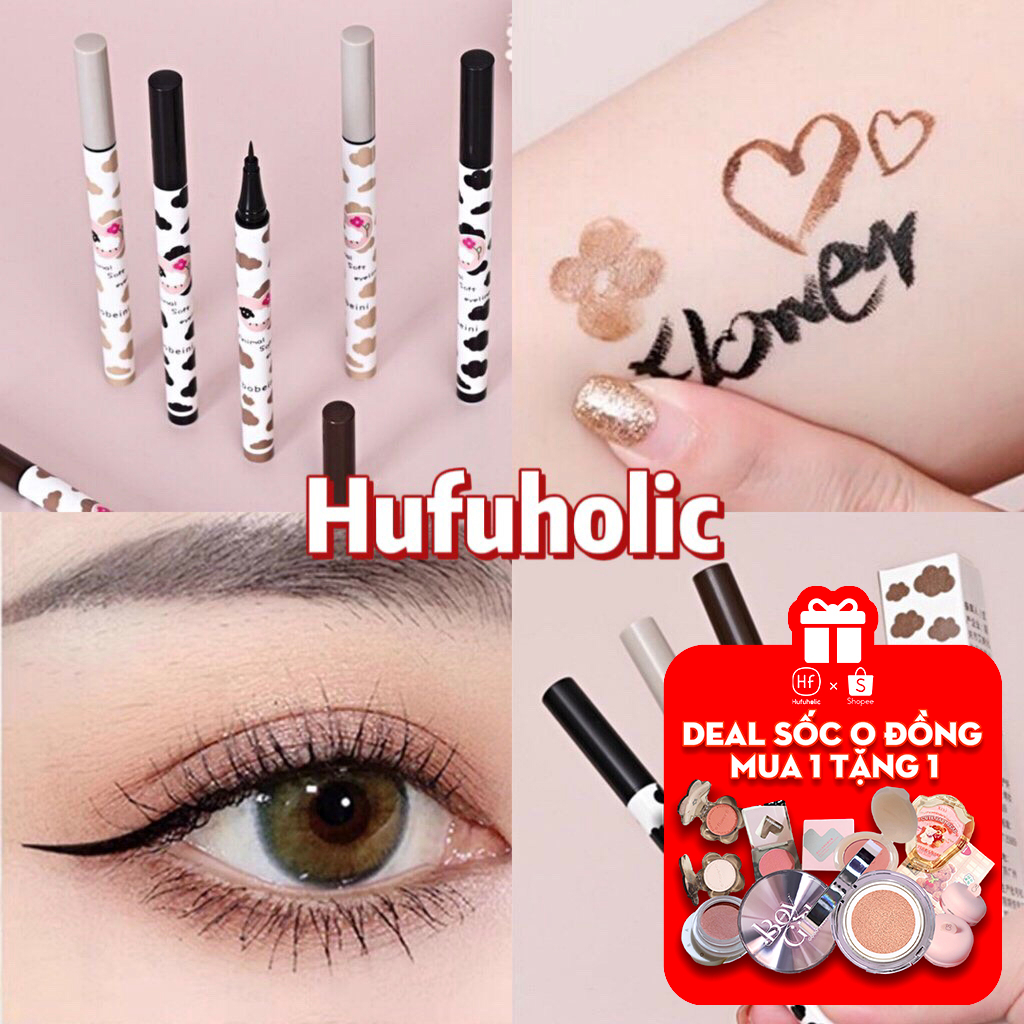 Bút kẻ mắt cừu BOBEINI nét mảnh lâu trôi Electric Eye Long Eyeliner Pen BOBE01