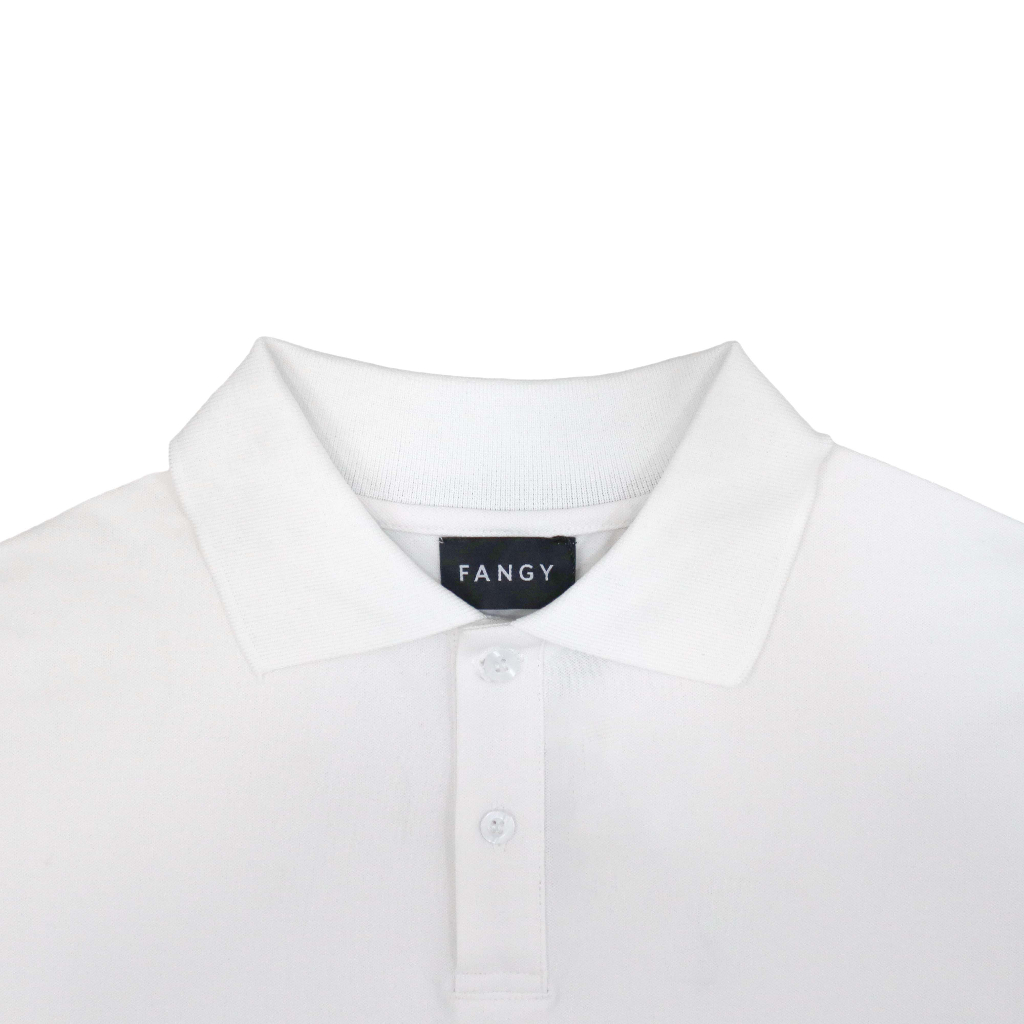 Áo FANGY White Cotton Polo V2