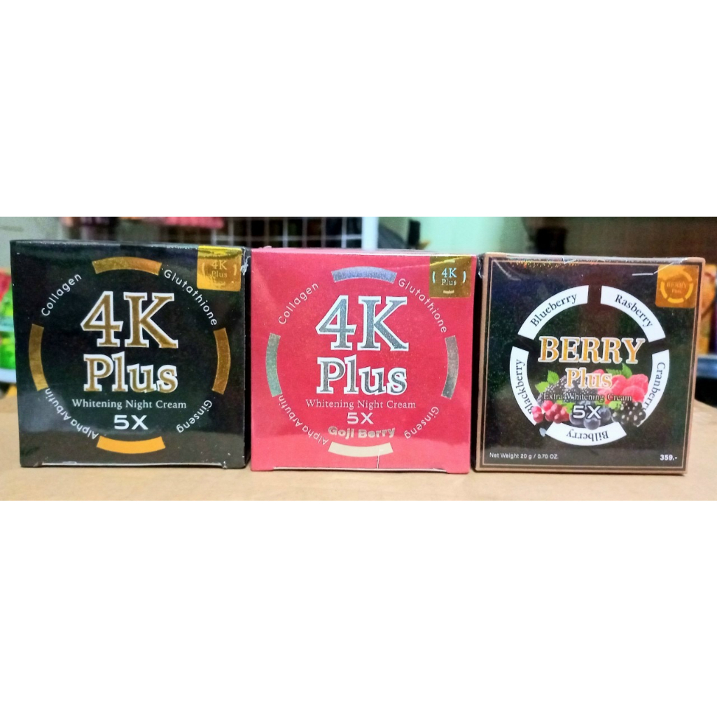 Kem Xóa Nám, Xóa Thâm, Xóa Mụn, Trắng Da 4K Plus Berry Plus 5X Thái