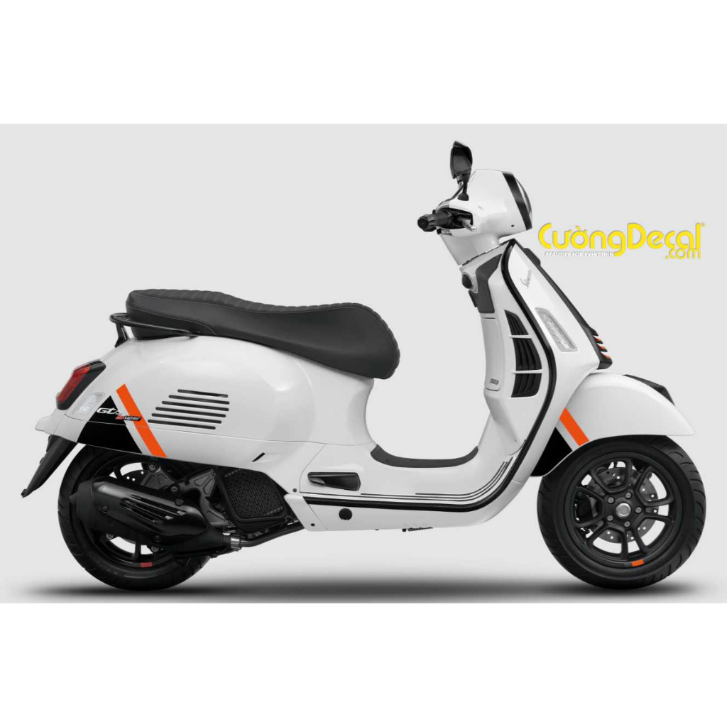 Bộ decal tem xe Vespa GTS Super Sport 2023