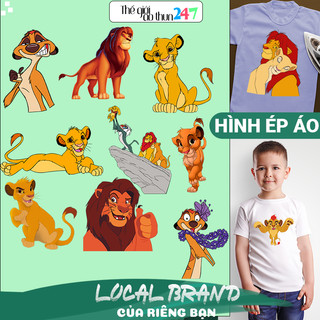 Hình The Lion King T6 cho bé bằng bàn là, bàn ủi