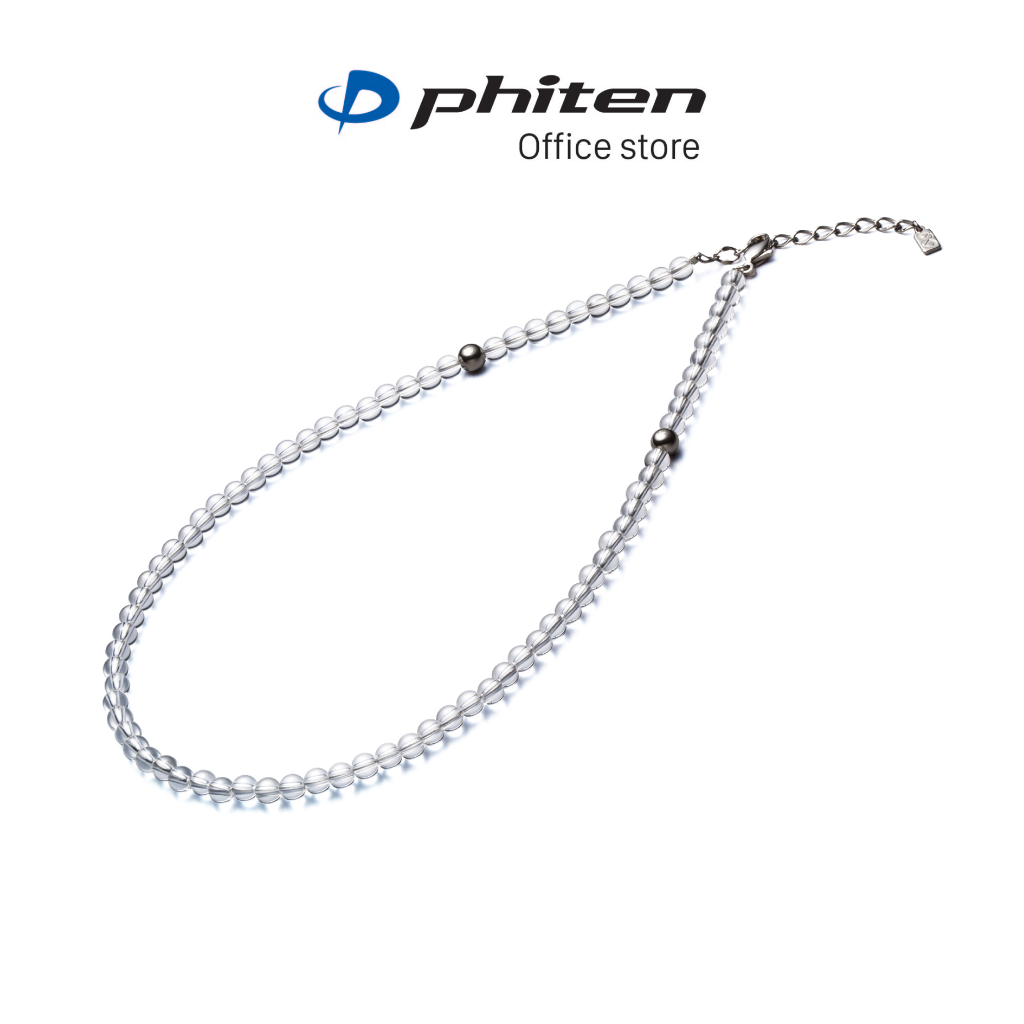 Vòng cổ Phiten crystal necklace (5mm) AQ808051/AQ808053