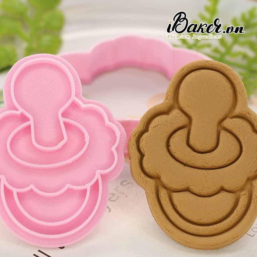 Bộ 8 cutter nhựa/Khuôn làm bánh quy/ tạo hình hình đồ chơi em bé
