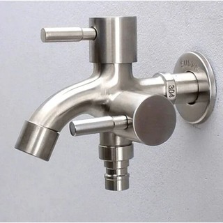 Vòi nước 2 đầu ra, ren phi 21, giá rẻ