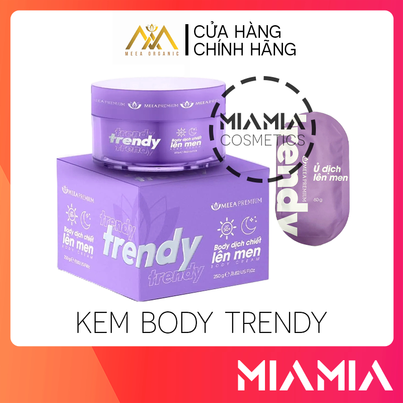 Kem Body Trendy Dịch Chiết Lên Men Meea Origin Chính Hãng