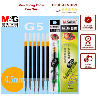 Ruột bút gel mg g5 dùng cho bút k35,ruột bút gel nước 0.5mm m&g g5 sử dụng mực cao cấp nên viết êm.