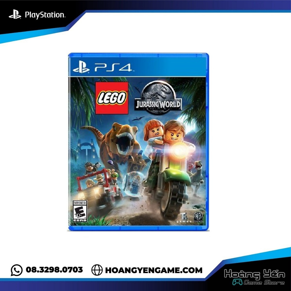 Đĩa game ps4 Lego Jurassic World