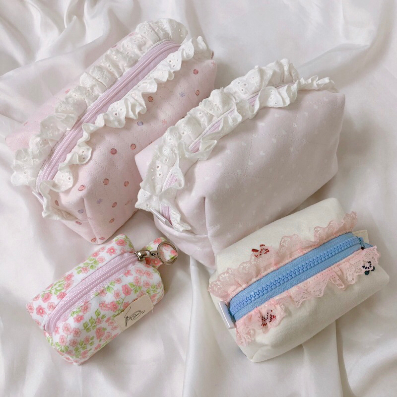 MINI POUCH TÚI ĐỰNG ĐỒ CÁ NHÂN MAKEUP MADE BY 1402.Sew