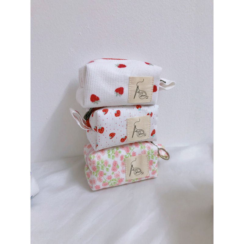 MINI POUCH TÚI ĐỰNG ĐỒ CÁ NHÂN MAKEUP MADE BY 1402.Sew