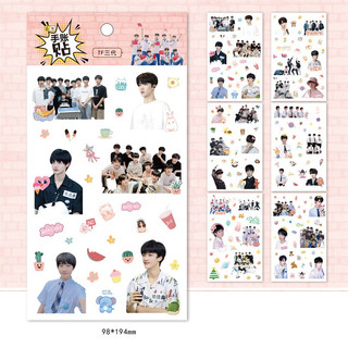 TF gia tộc Set 6 bảng sticker TF Tam đại