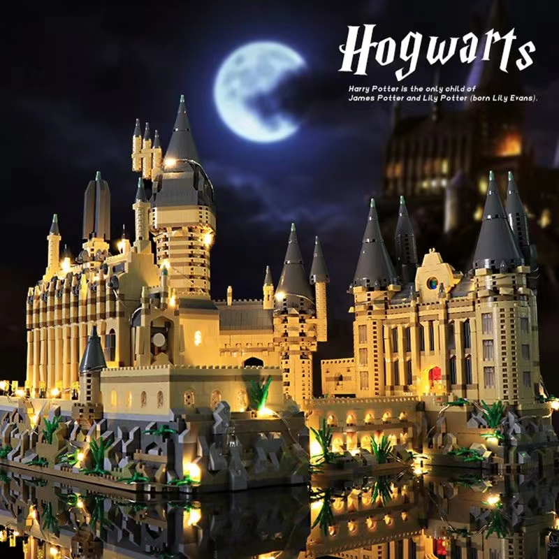 【Tặng búa+đèn】Đồ Chơi Lắp Ráp Lâu Đài Hogwarts Trong Harry Potter/Bộ Đồ Chơi Lắp Ráp Harry Potter Hogwarts Castle Hydway