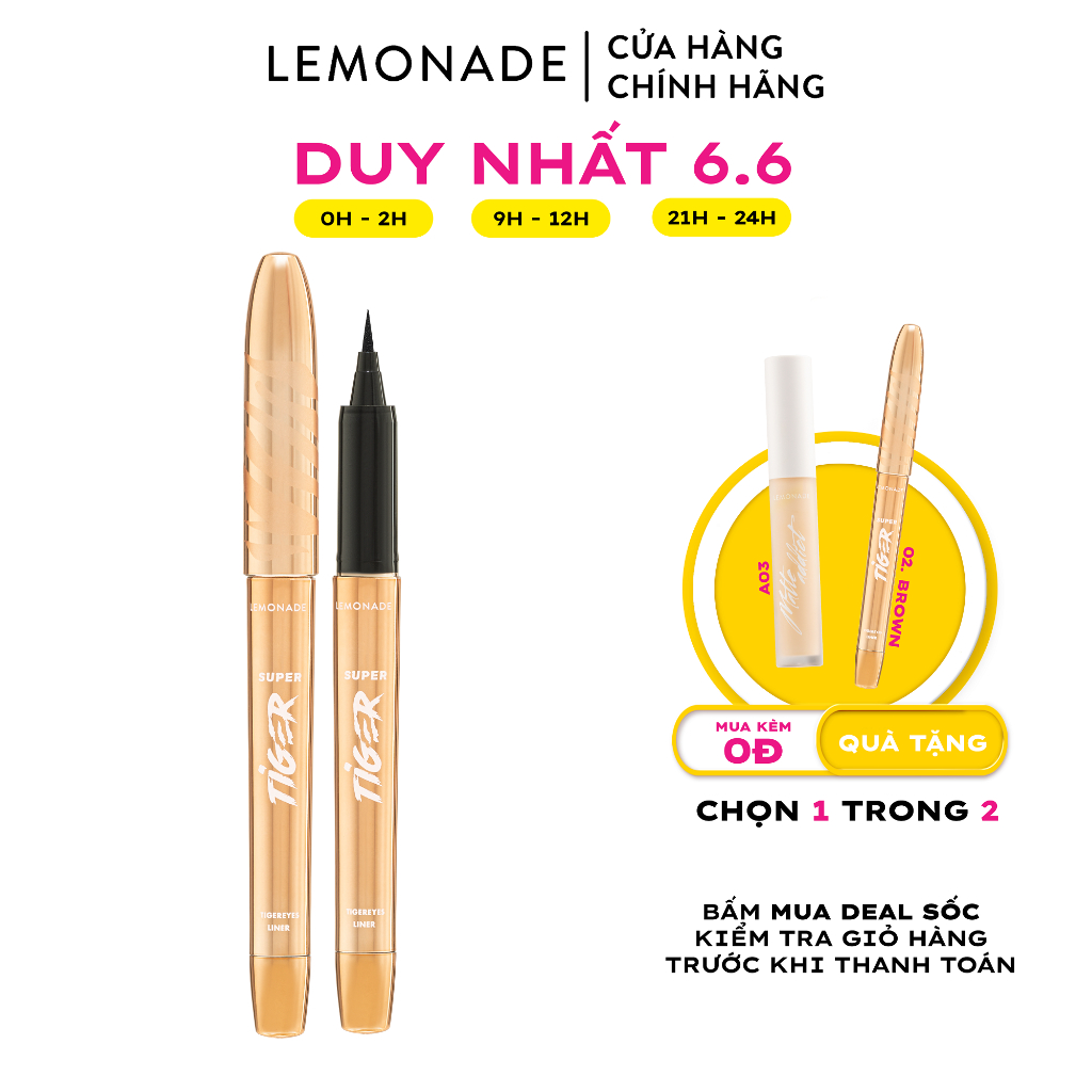 Bút kẻ mắt siêu mảnh Lemonade SuperTiger Micro Eyeliner 1g | BigBuy360 - bigbuy360.vn