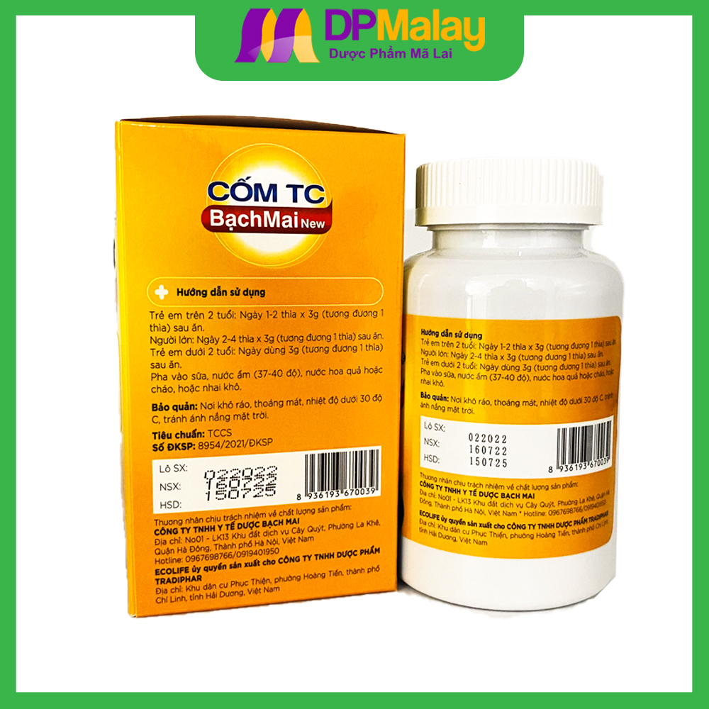 Cốm Tăng Cân Bạch Mai Kích Thích Ăn Ngon Ở Trẻ Hộp 120g