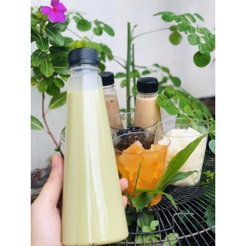 Chai Nhựa Tam Giác 300ml Miệng Nhỏ-Kho Sỉ Chai Nhựa Huỳnh Hiệp