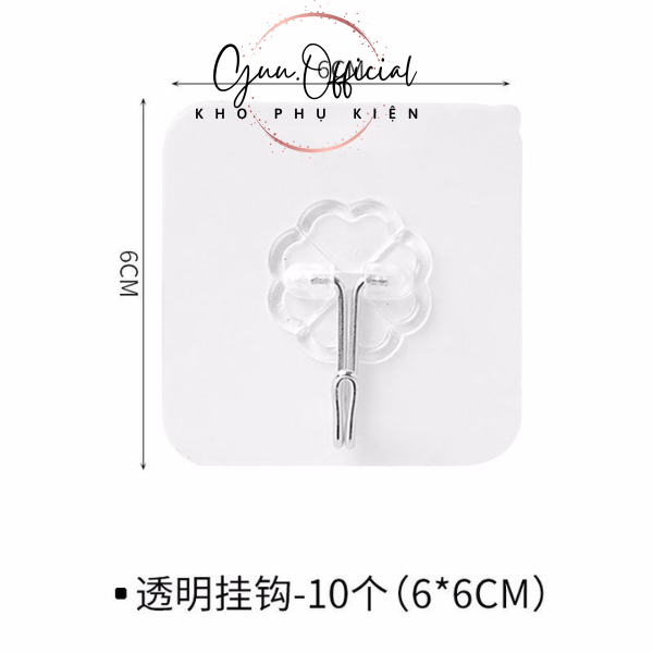 Móc Dán Tường Siêu Dính Đủ Loại Cao Cấp - Guu.Official