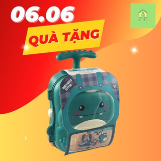 Vali đi biển hình khủng long quà tặng tã Huggies