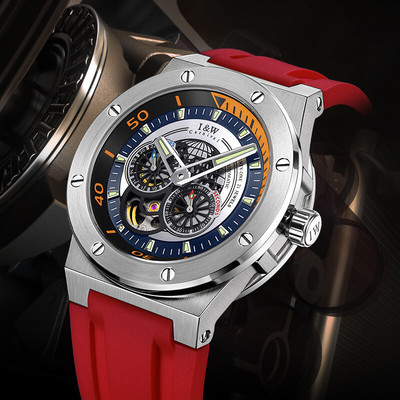 Đồng hồ nam chính hãng I&W Carnival 619G-S4 Kính sapphire ,chống xước,Chống nước ,BH 24 tháng,Máy cơ (Automatic),Dây da