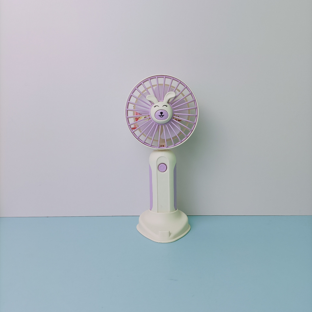 Quạt tích điện hình GẤU có đế để bàn