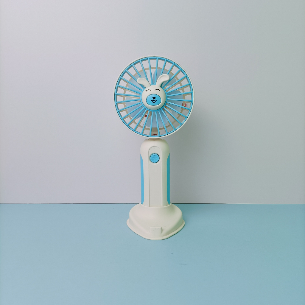 Quạt tích điện hình GẤU có đế để bàn