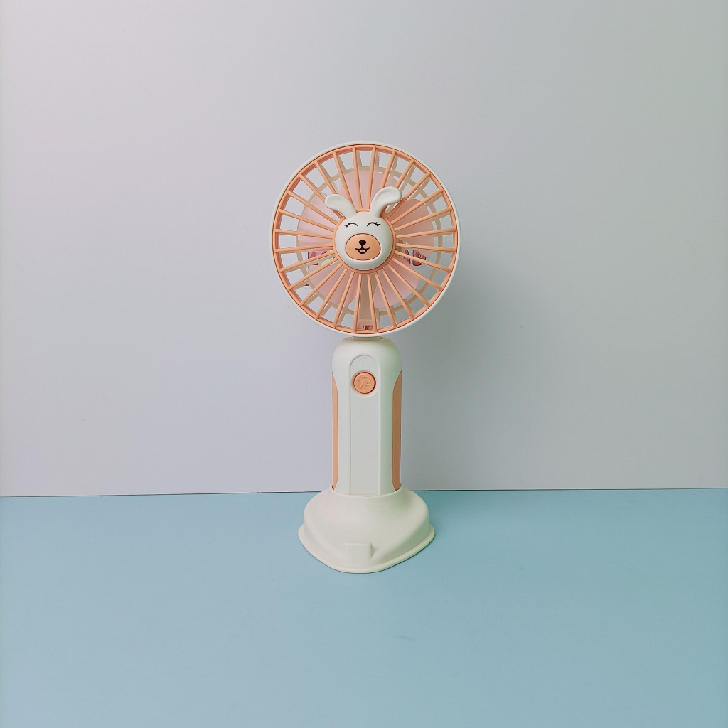 Quạt tích điện hình GẤU có đế để bàn