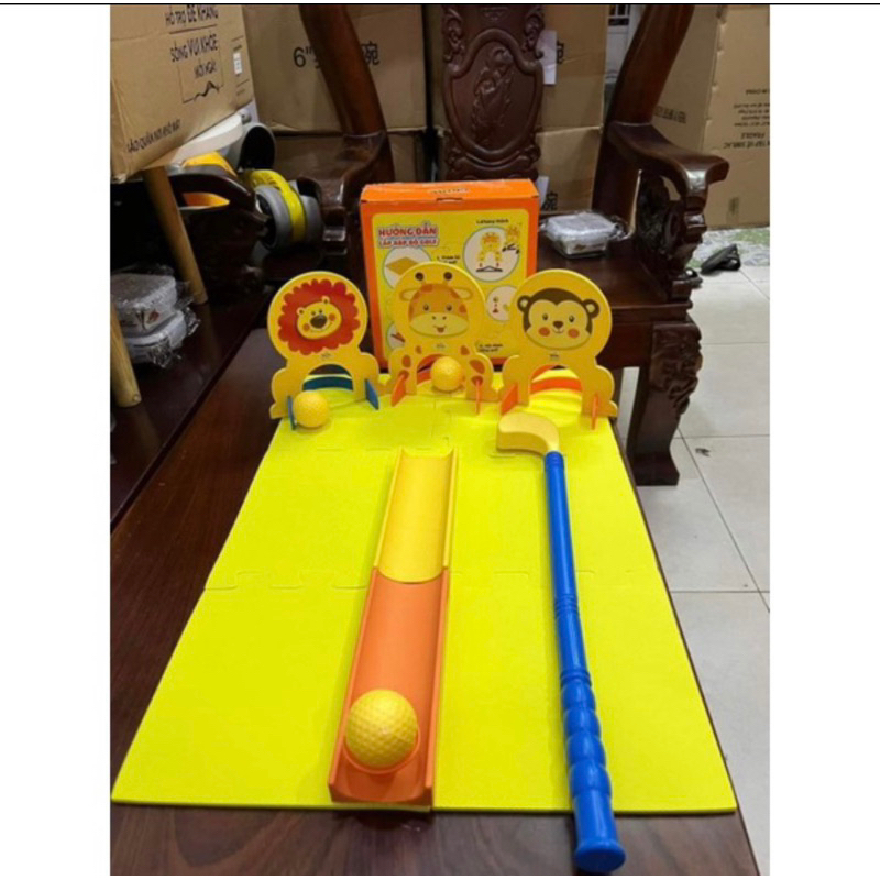 Bộ Đồ Chơi Đánh Golf Hkm Grow Chuyên Nghiệp Dành Cho Bé Vui Chơi Vận Động