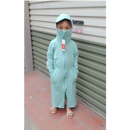 Áo chống nắng cho BÉ, Áo chống nắng toàn thân cho BÉ vải thông hơi làm mát  - Zun Shop