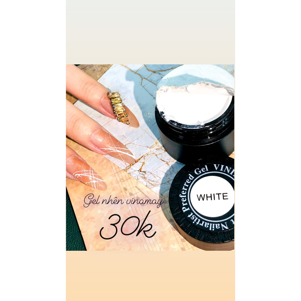 Gel nhện vinimay đen - trắng - Phụ kiện Nail💯💯