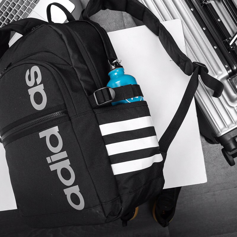 Balo DAS Originals Tongue Unisex Chất Liệu Polyester Cao Cấp Trượt Nước Nhiều Ngăn - Balo Das Thời Trang Màu Đen